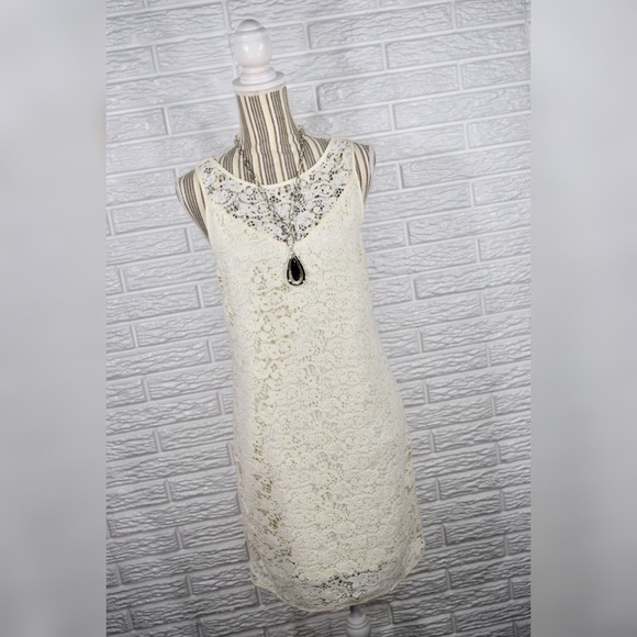 The Limited Dresses & Skirts - {the limited} Cream Colored Lace Dress